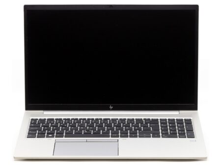 HP EliteBook 855 G7 must sülearvuti avatud