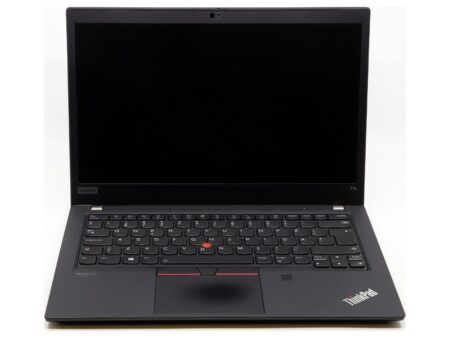 Серый ноутбук Lenovo Thinkpad T14 Gen2 в открытом виде